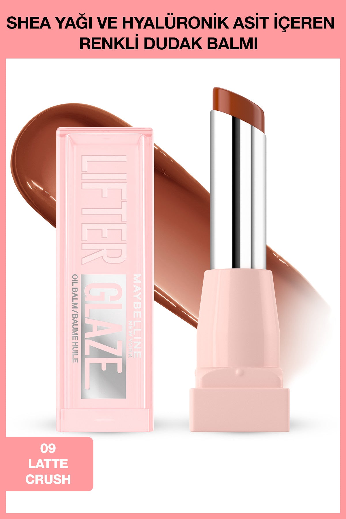 Maybelline New York Lifter Glaze Renkli Dudak Balmı - 09 Latte Crush