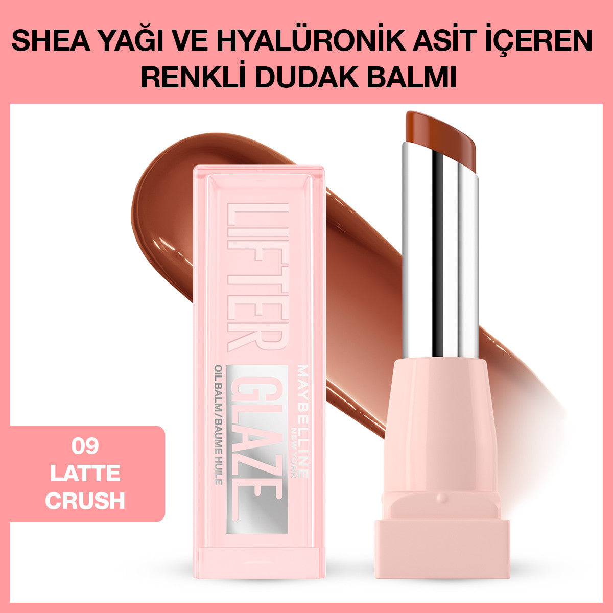 Maybelline New York Lifter Glaze Renkli Dudak Balmı - 09 Latte Crush