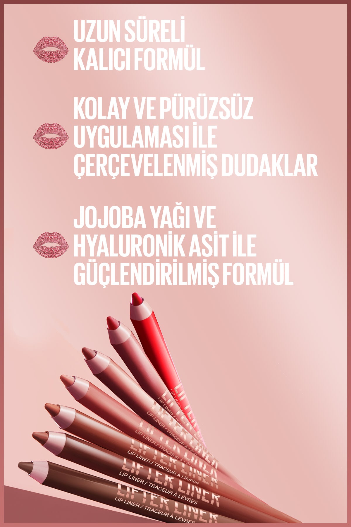Maybelline New York Lifter Liner Dudak Kalemi- 06 Line Leader