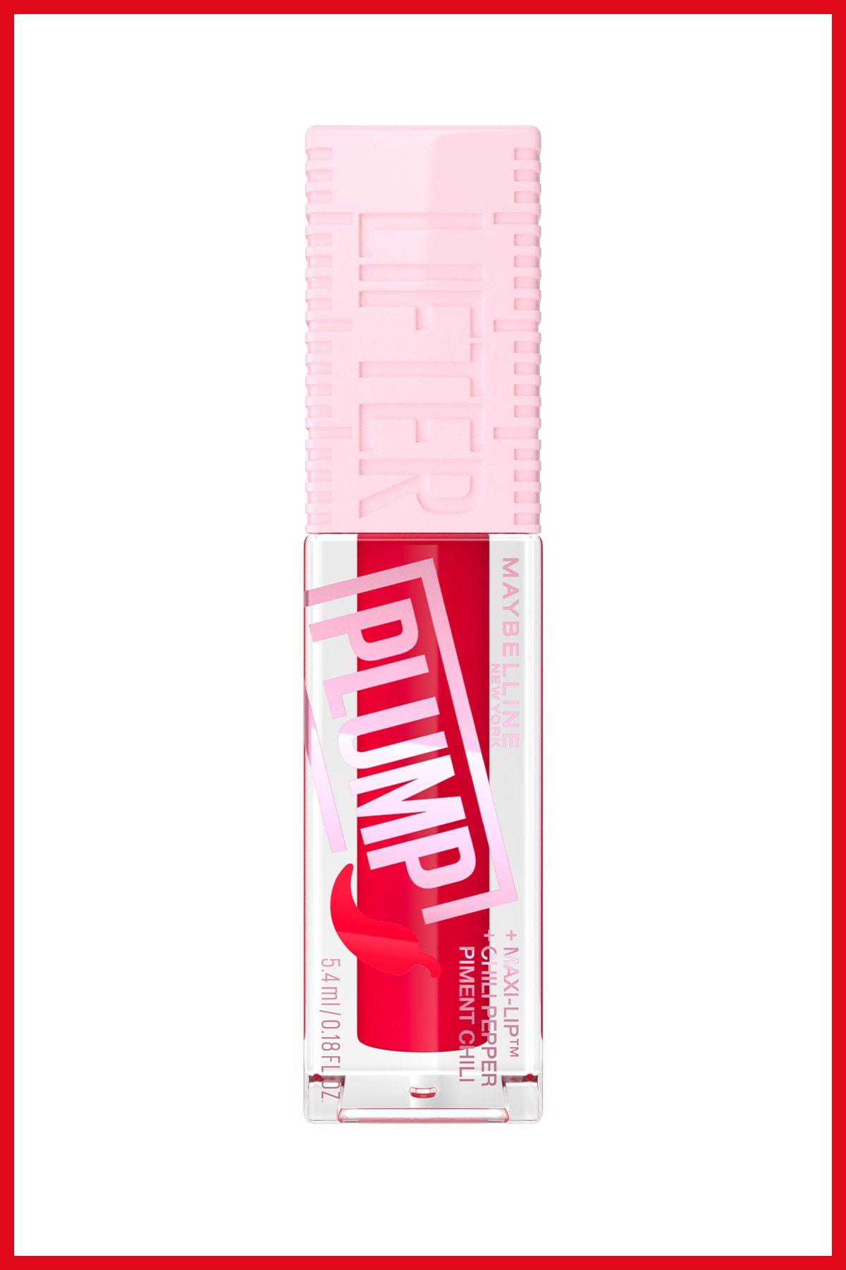 Maybelline New York Lifter Plump Dudak Parlatıcısı- 004 Red Flag