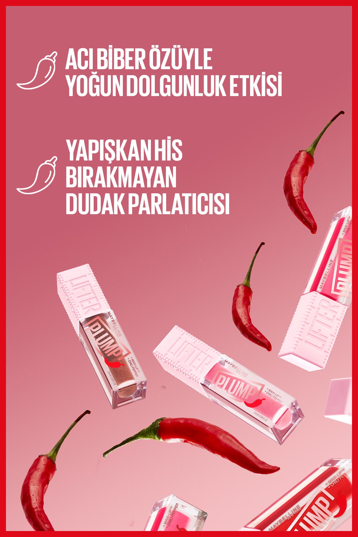 Maybelline New York Lifter Plump Dudak Parlatıcısı- 007 Cocoa Zing