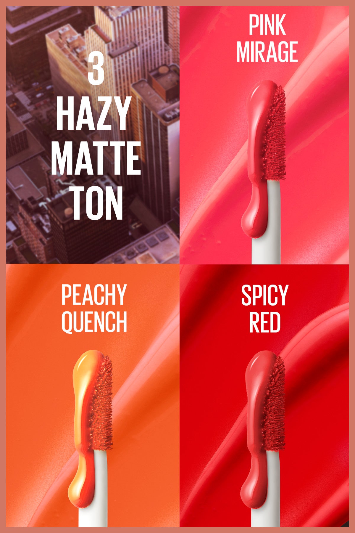 Maybelline New York Sunkisser Hazy Matte Likit Allık  - 36 Spicy Red