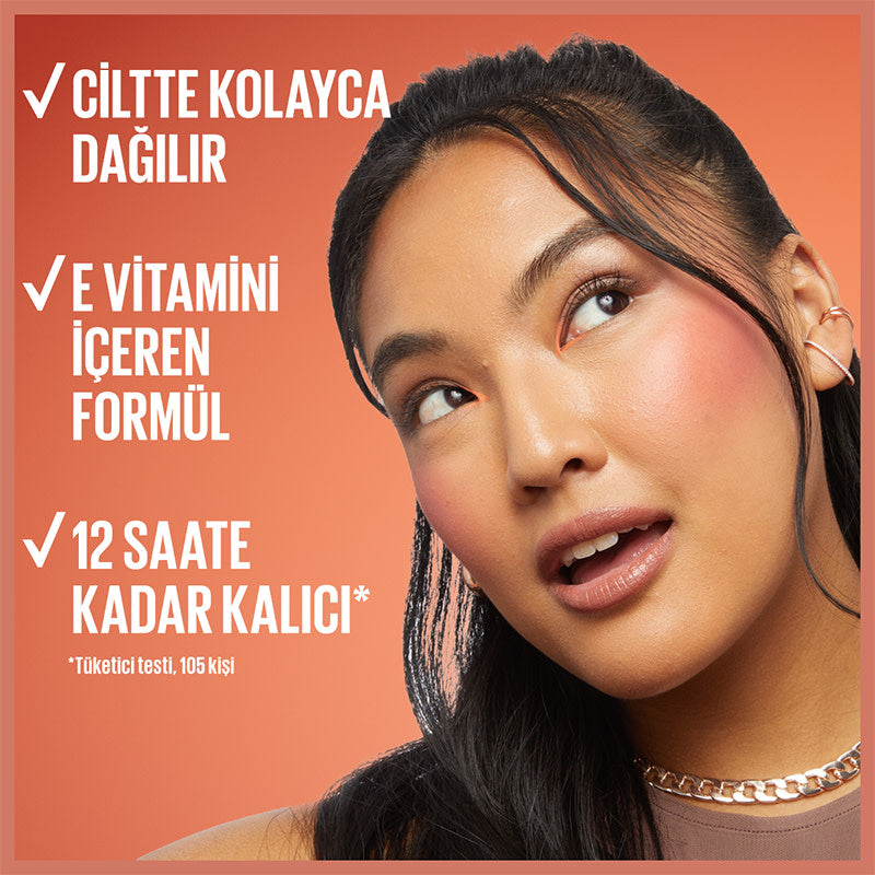 Maybelline New York Sunkisser Hazy Matte Likit Allık  - 36 Spicy Red
