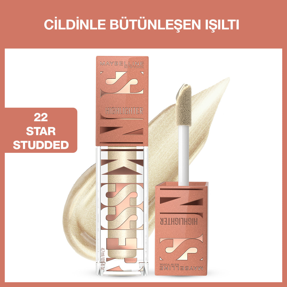 Maybelline New York Sunkisser Likit Aydınlatıcı Highlighter - 22 Star Studded