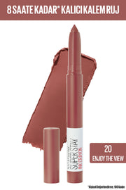 Maybelline New York Super Stay Ink Crayon Kalem Mat Ruj - 20 Enjoy the View
