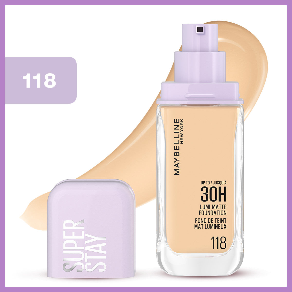 Maybelline New York Super Stay Lumi Matte Fondöten - 118
