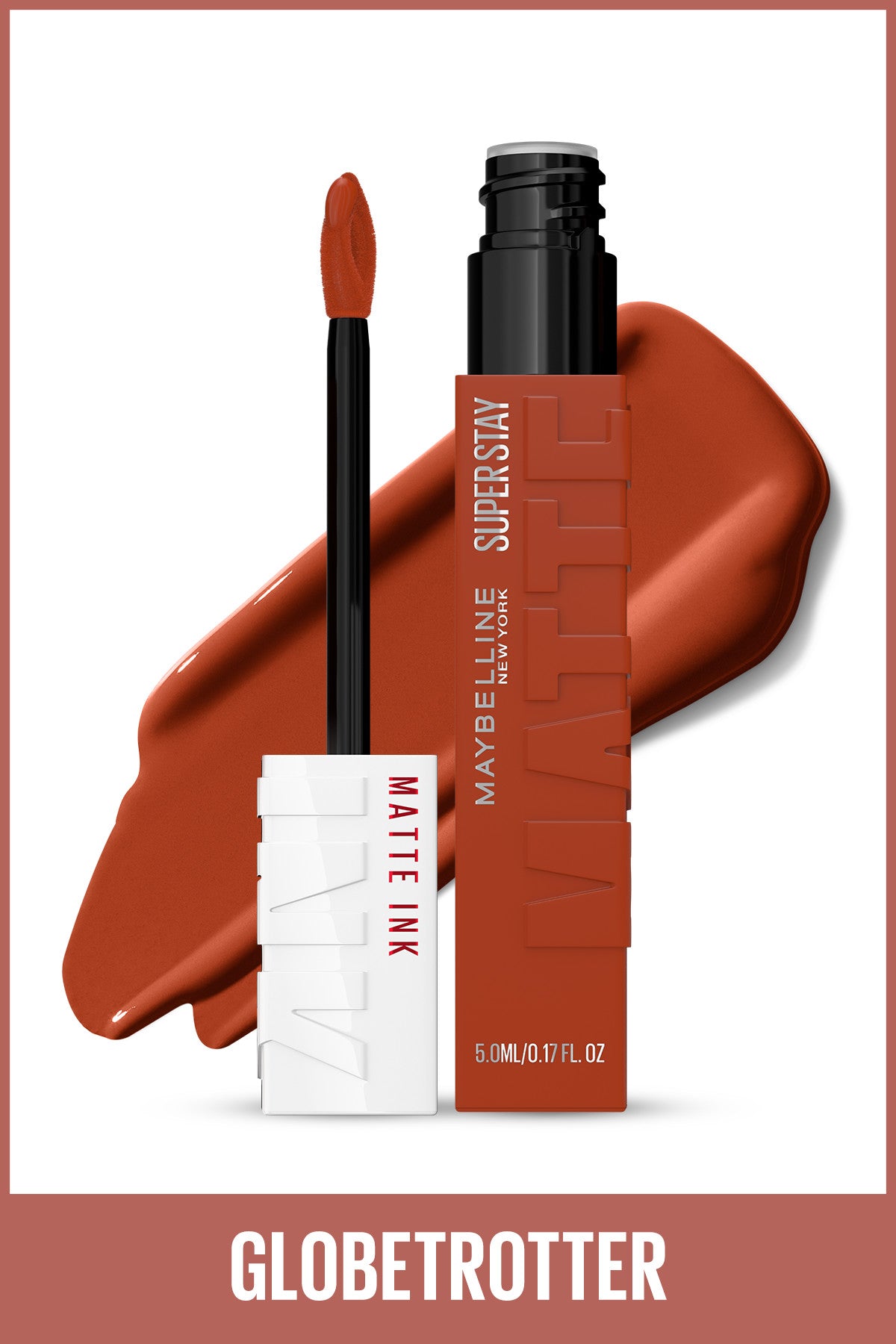 Maybelline New York Super Stay Matte Ink Likit Mat Ruj - 135 Globe-Trotter - Kahverengi