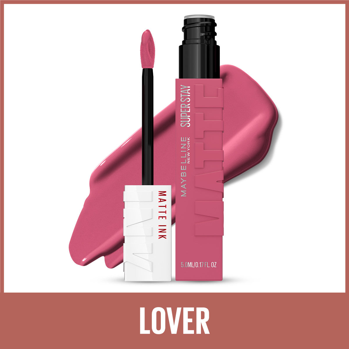 Maybelline New York Super Stay Matte Ink Likit Mat Ruj - 15 Lover - Pembe