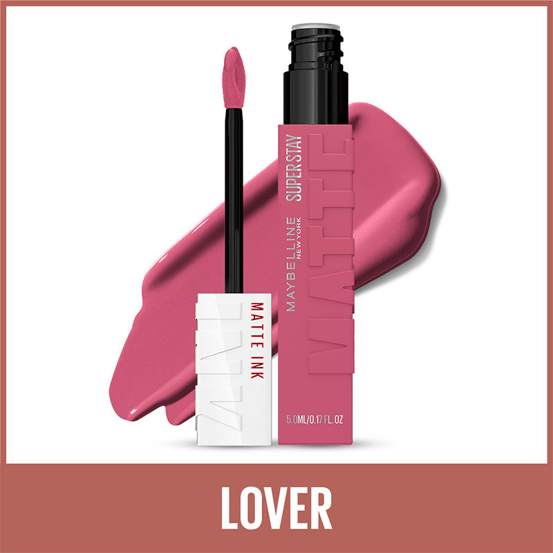 Maybelline New York Super Stay Matte Ink Likit Mat Ruj - 15 Lover - Pembe