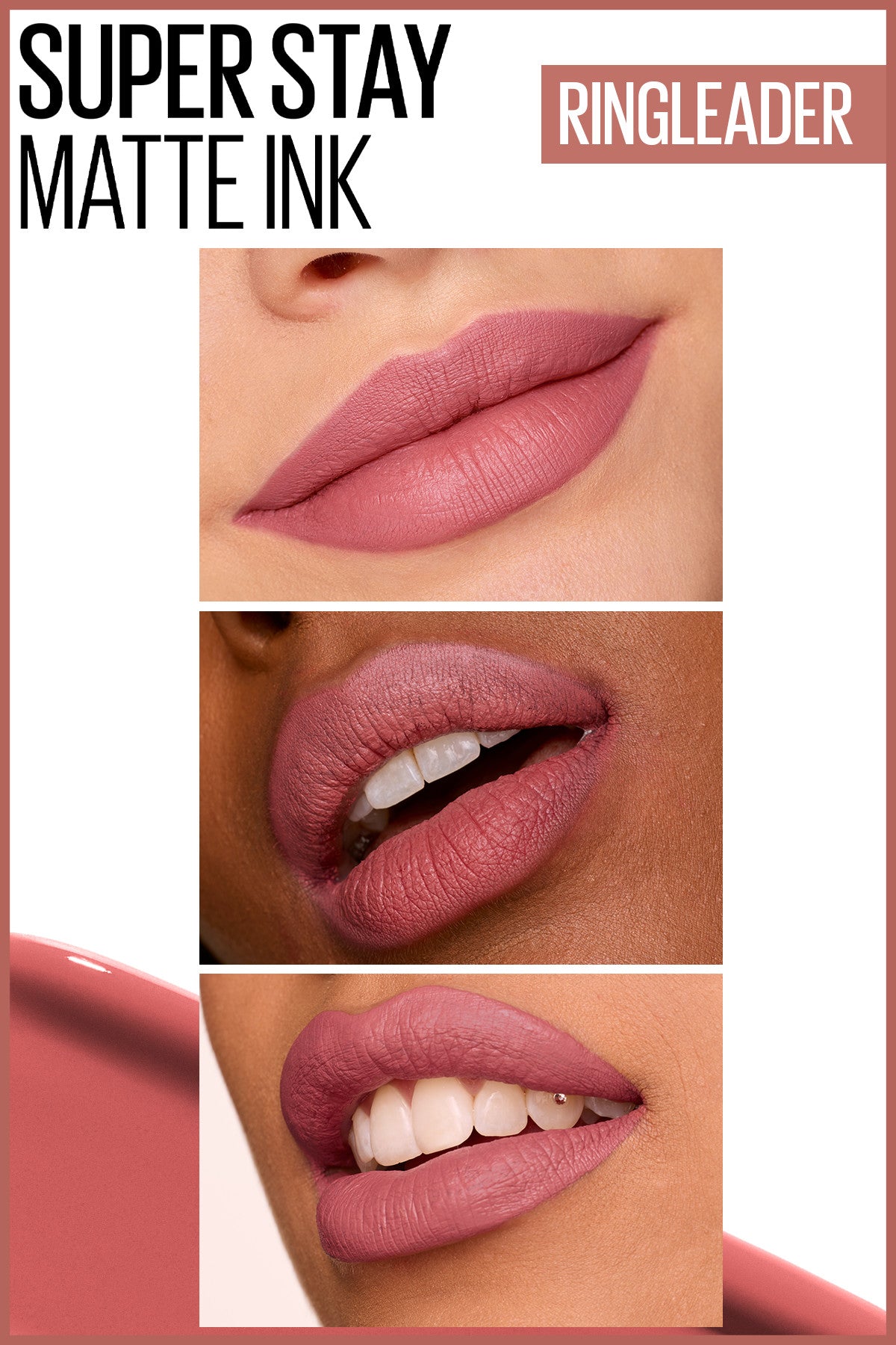Maybelline New York Super Stay Matte Ink Likit Mat Ruj - 175 Ringleader - Pembe