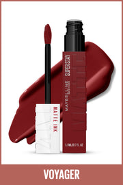 Maybelline New York Super Stay Matte Ink Likit Mat Ruj - 50 Voyager - Bordo