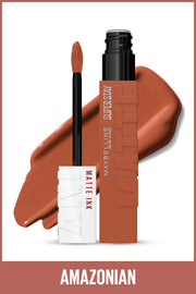 Maybelline New York Super Stay Matte Ink Likit Mat Ruj - 70 Amazonian - Kahverengi