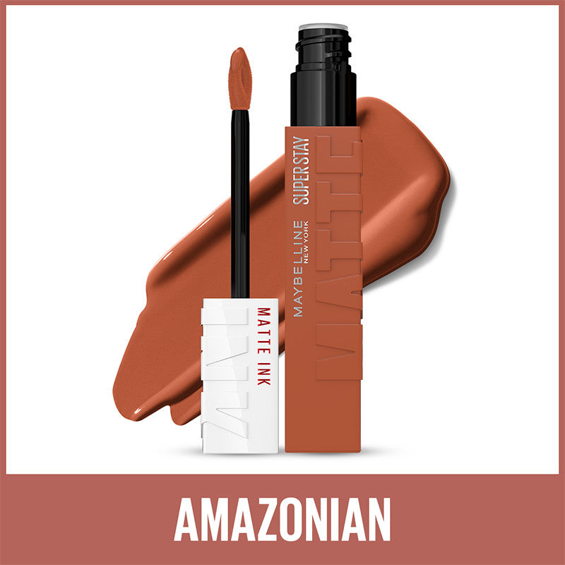 Maybelline New York Super Stay Matte Ink Likit Mat Ruj - 70 Amazonian - Kahverengi