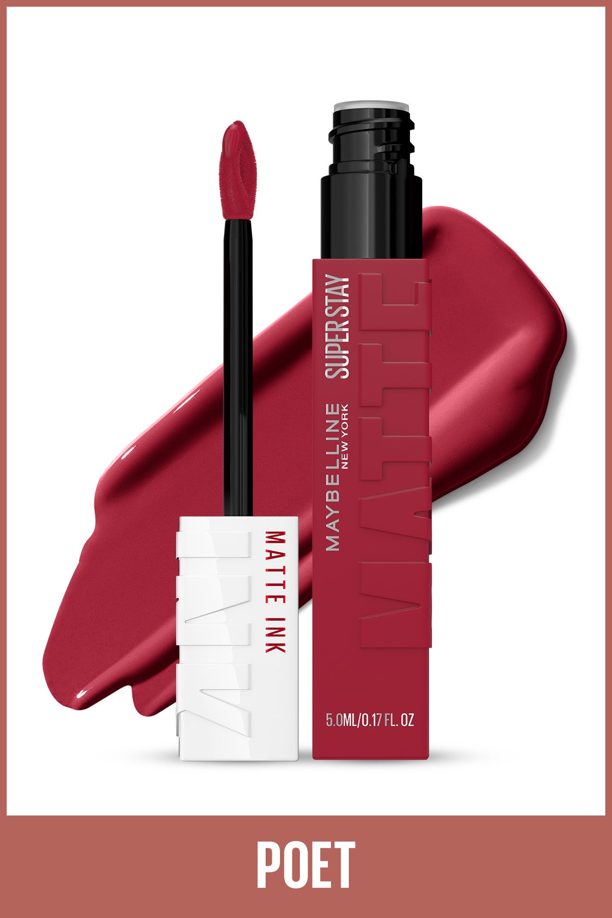 Maybelline New York Super Stay Matte Ink Likit Mat Ruj - 80 Ruler - Kırmızı/Pembe