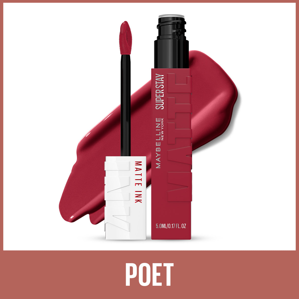 Maybelline New York Super Stay Matte Ink Likit Mat Ruj - 80 Ruler - Kırmızı/Pembe