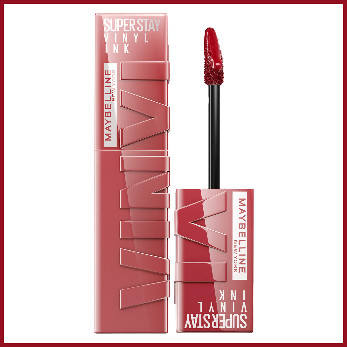 Maybelline New York Super Stay Vinyl Ink Uzun Süre Kalıcı Likit Parlak Ruj 10 Lippy