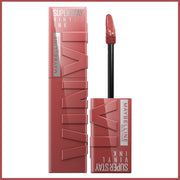 Maybelline New York Super Stay Vinyl Ink Uzun Süre Kalıcı Likit Parlak Ruj 115 Peppy