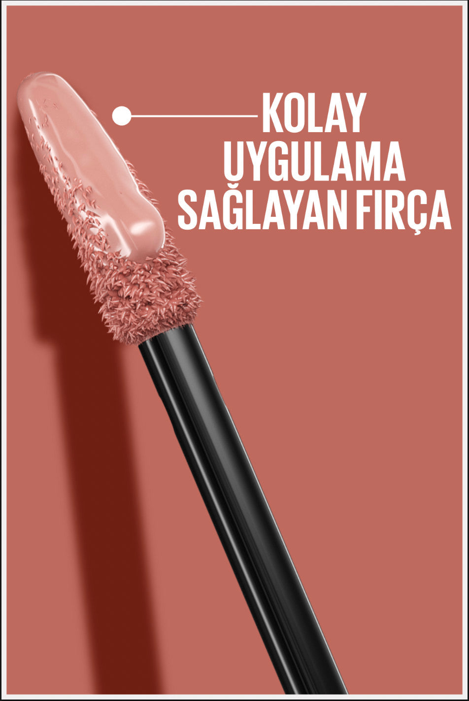 Maybelline New York Super Stay Vinyl Ink Uzun Süre Kalıcı Likit Parlak Ruj 115 Peppy