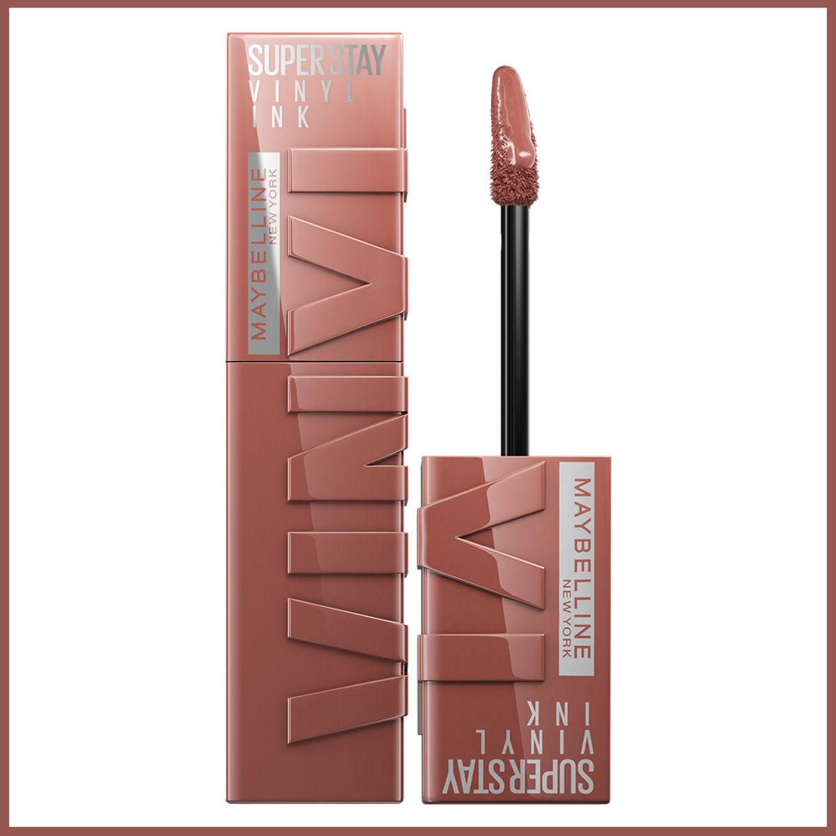 Maybelline New York Super Stay Vinyl Ink Uzun Süre Kalıcı Likit Parlak Ruj 120 Punchy