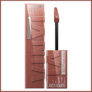 Maybelline New York Super Stay Vinyl Ink Uzun Süre Kalıcı Likit Parlak Ruj 120 Punchy