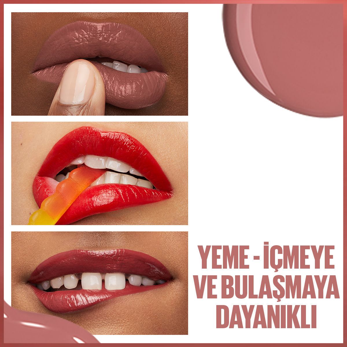 Maybelline New York Super Stay Vinyl Ink Uzun Süre Kalıcı Likit Parlak Ruj 120 Punchy