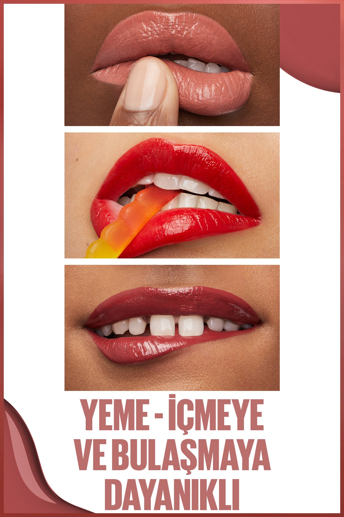 Maybelline New York Super Stay Vinyl Ink Uzun Süre Kalıcı Likit Parlak Ruj 95 Captivated