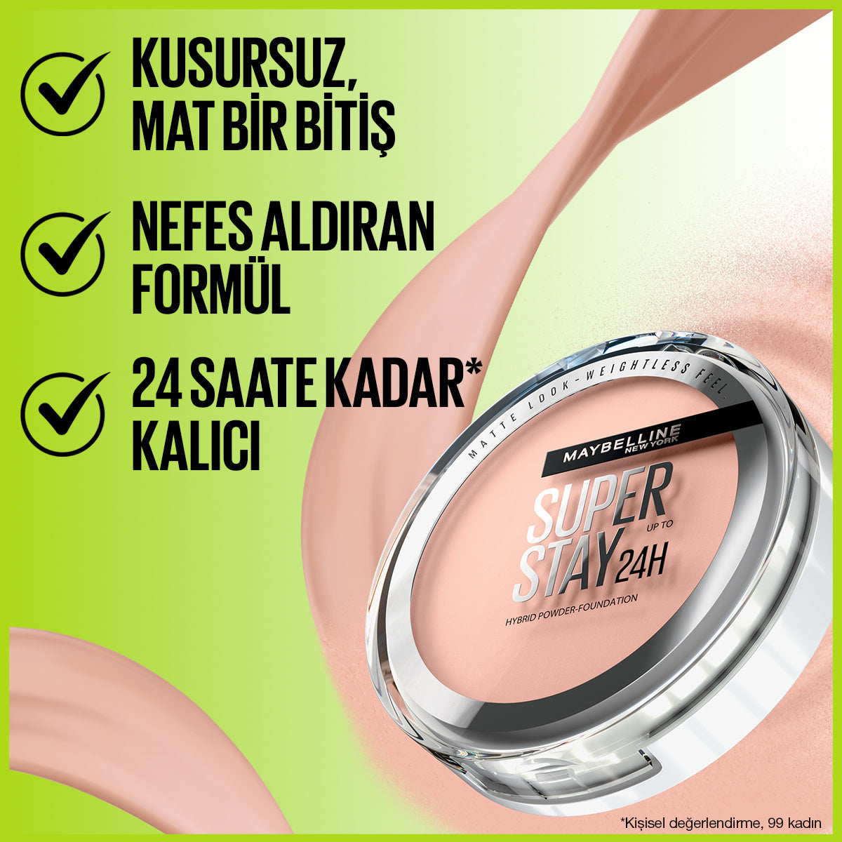 Maybelline New York Superstay Hibrit Pudra-Fondöten - 30