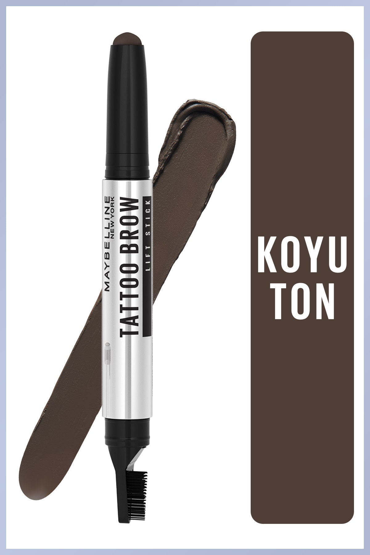 Maybelline New York Tattoo Brow Lift Kaş Kalemi- 04 Deep Brown (Koyu Ton)