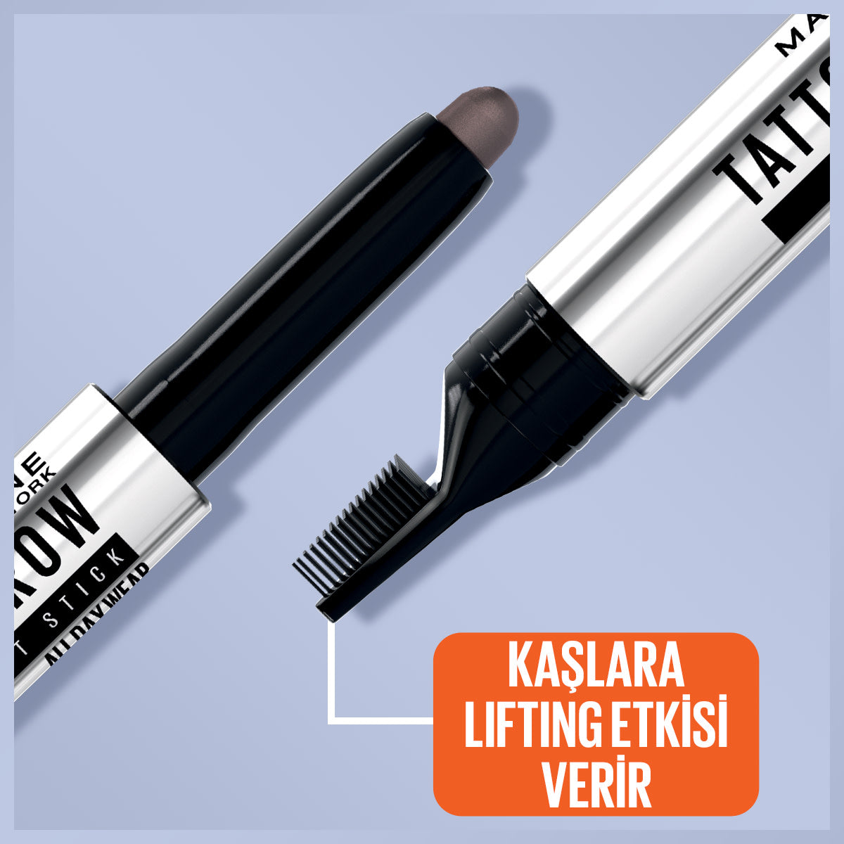 Maybelline New York Tattoo Brow Lift Kaş Kalemi- 04 Deep Brown (Koyu Ton)