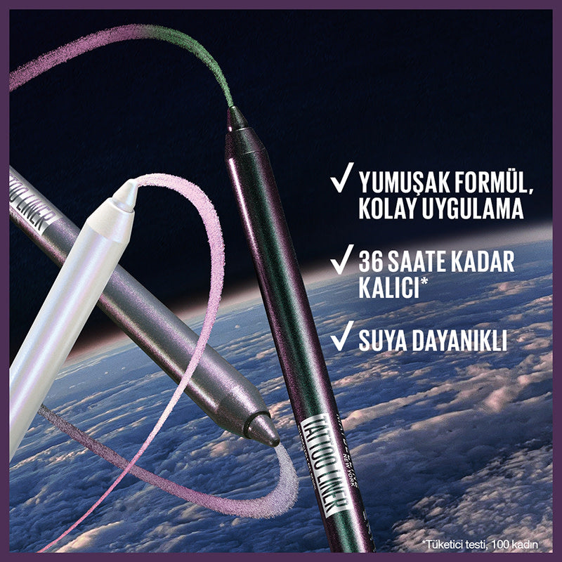 Maybelline New York Tattoo Liner Jel Göz Kalemi - 823 Aurora Flip