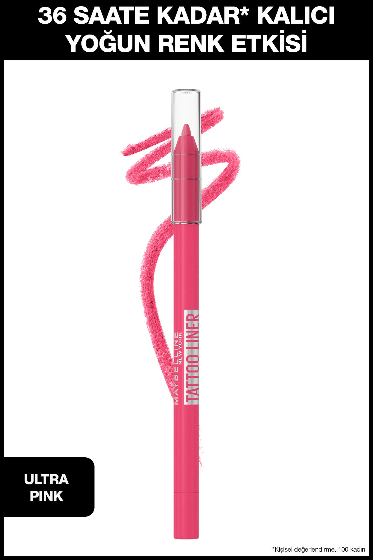 Maybelline New York Tattoo Liner Jel Göz Kalemi - Ultra Pink