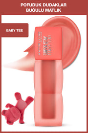Maybelline Super Stay Teddy Tint Uzun Süre Kalıcı Likit Mat Tint 25 Baby Tee