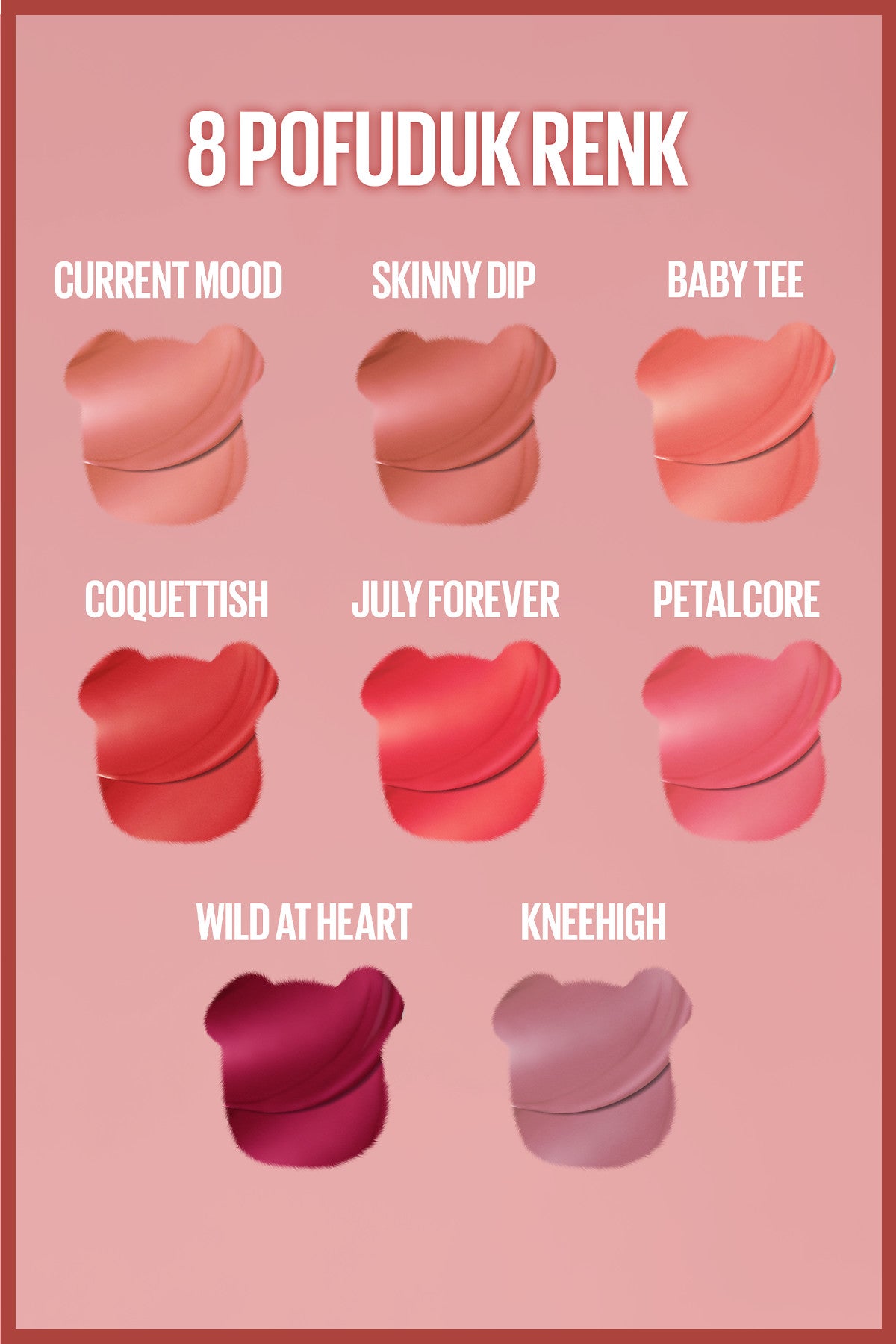 Maybelline Super Stay Teddy Tint Uzun Süre Kalıcı Likit Mat Tint 25 Baby Tee