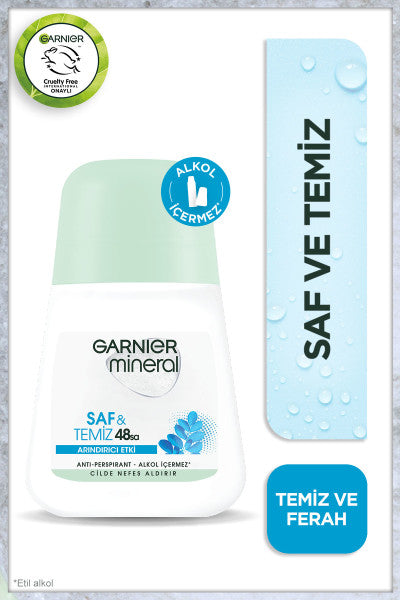 Garnier Mineral Saf ve Temiz Roll-On Deodorant