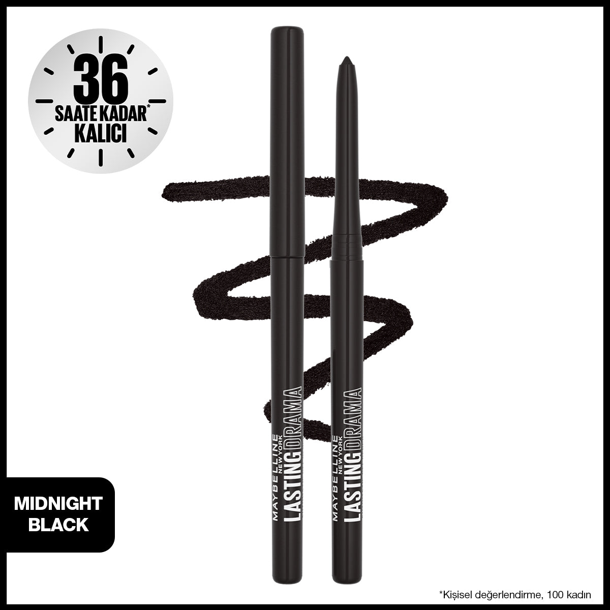 MYB EYE LINER LASTING DRAMA MIDNIGHT BLACK