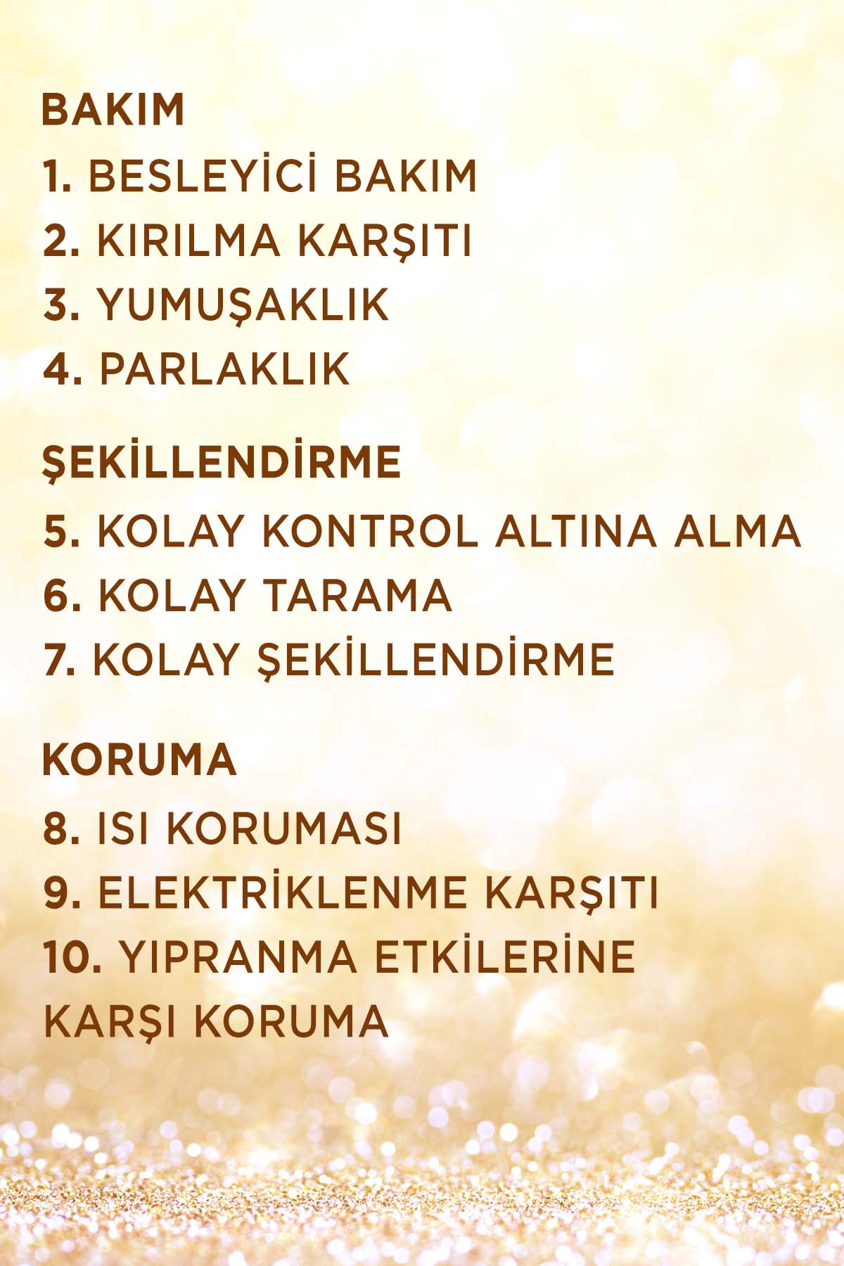 Mucizevi Yağ 10 Etki 1 Arada Saç Güzelleştirici Sprey Serum 150ml