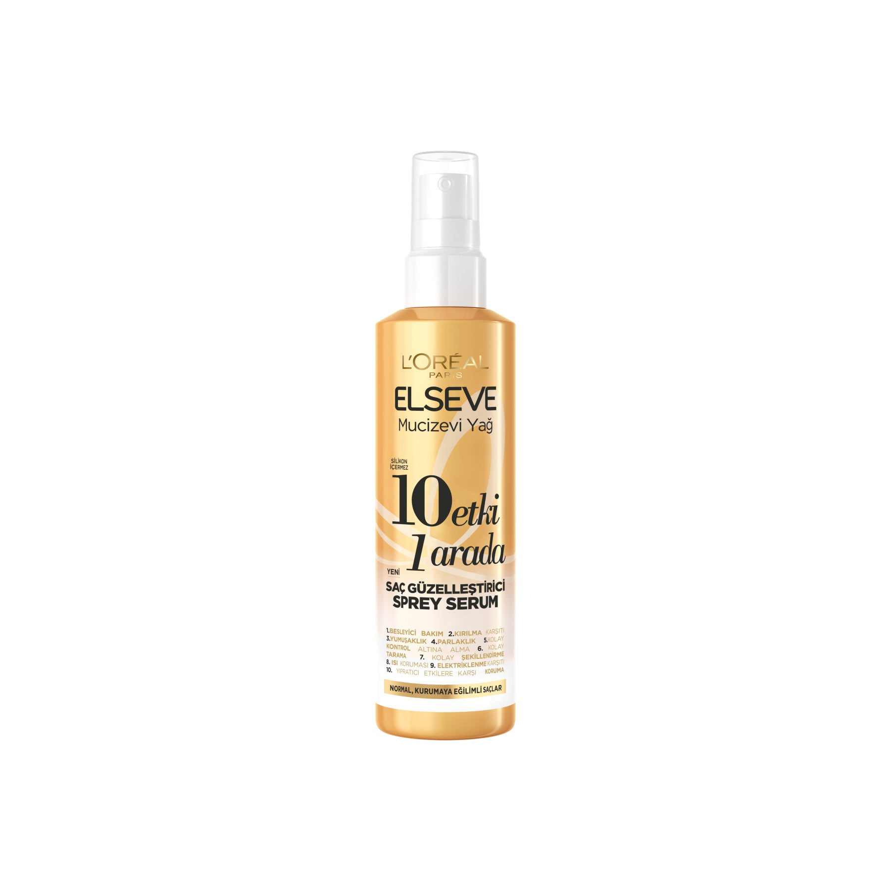 Mucizevi Yağ 10 Etki 1 Arada Saç Güzelleştirici Sprey Serum 150ml