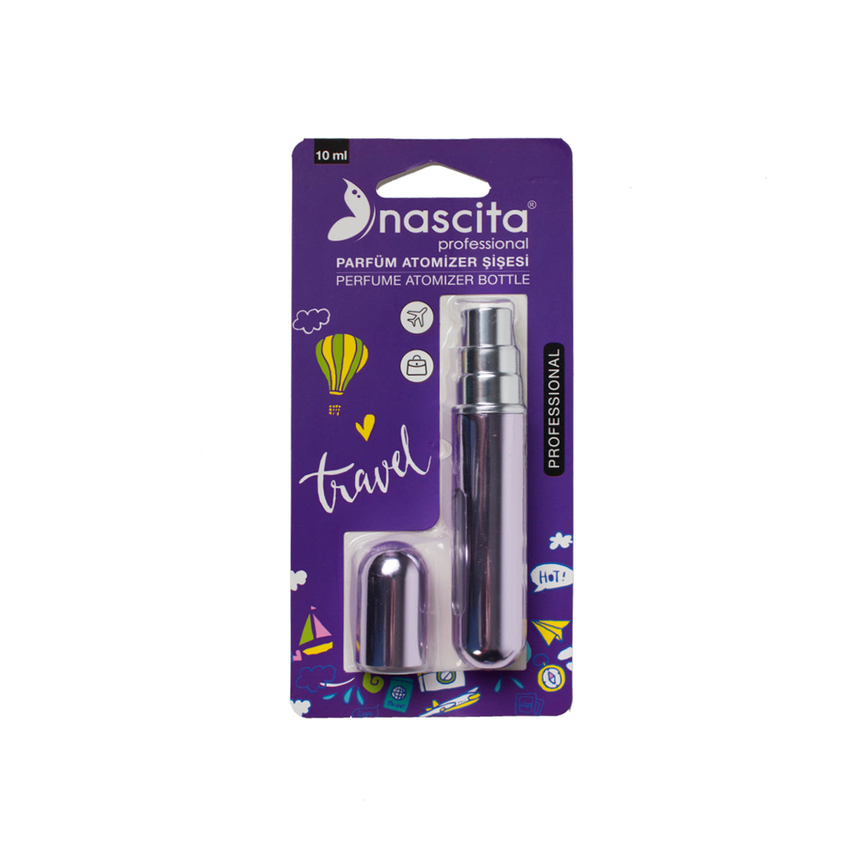 Nascita Mor Parfüm Atomizeri 10 ml Seyahat Boy NASSISE0017PR