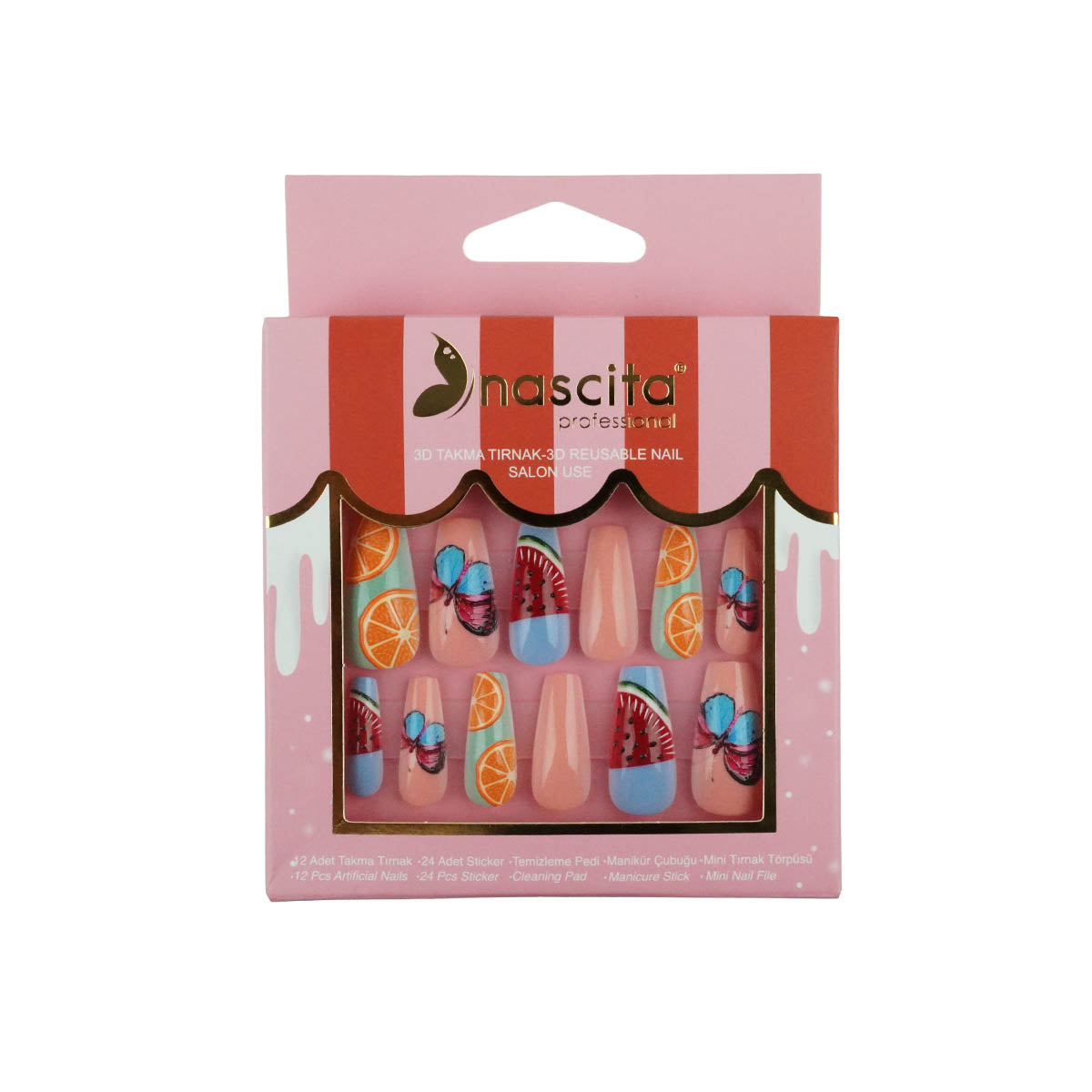 Nascita 3D Hand Made Takma Tırnak NASNAIL0300