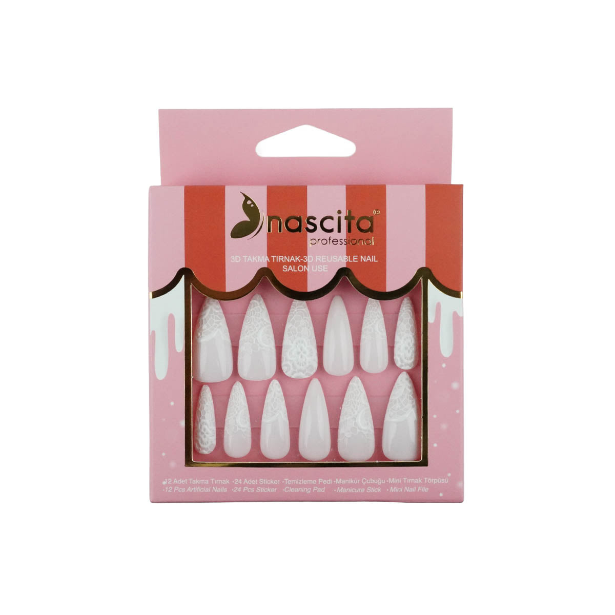 NASCİTA Nascita 3D Hand Made Takma Tırnak NASNAIL0304