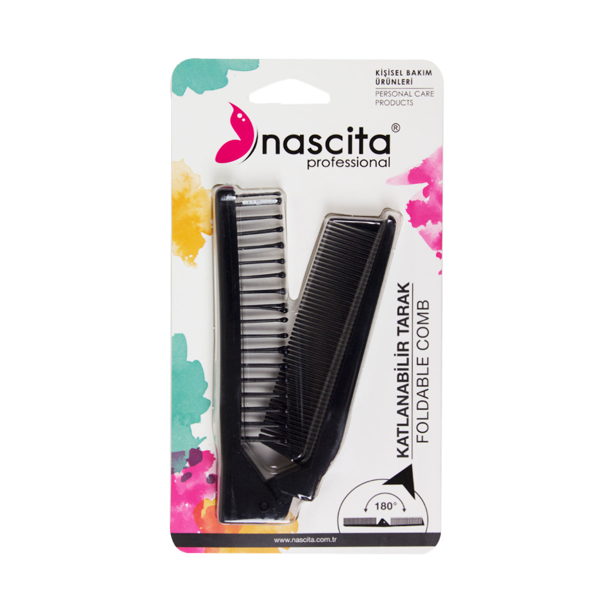 Nascita Siyah Açılır Kapanır Saç Tarağı NASTRKXX0115BL