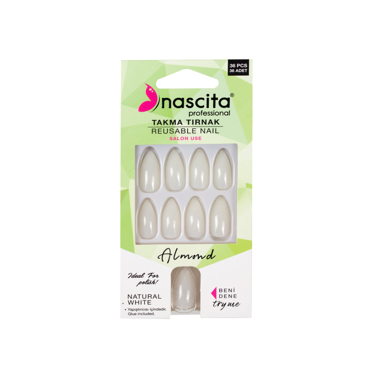 Nascita Almond Takma Tırnak 36’lı Set NASNAIL00138