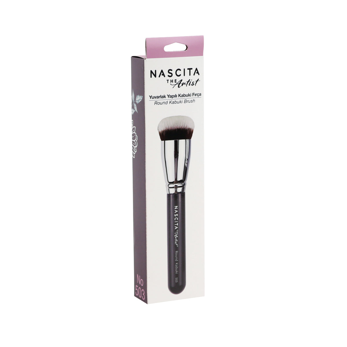 Nascita Artist Serie Yuvarlak Yapılı Kabuki Fırçası NASBRUSH0503