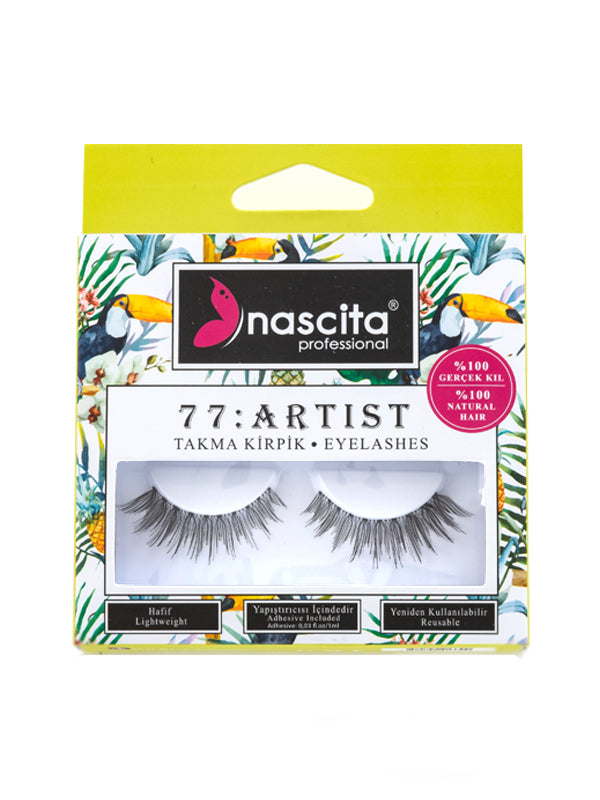 Nascita Doğal Görünümlü %100 Gerçek Kıl Artist Takma Kirpik NASEYE000077