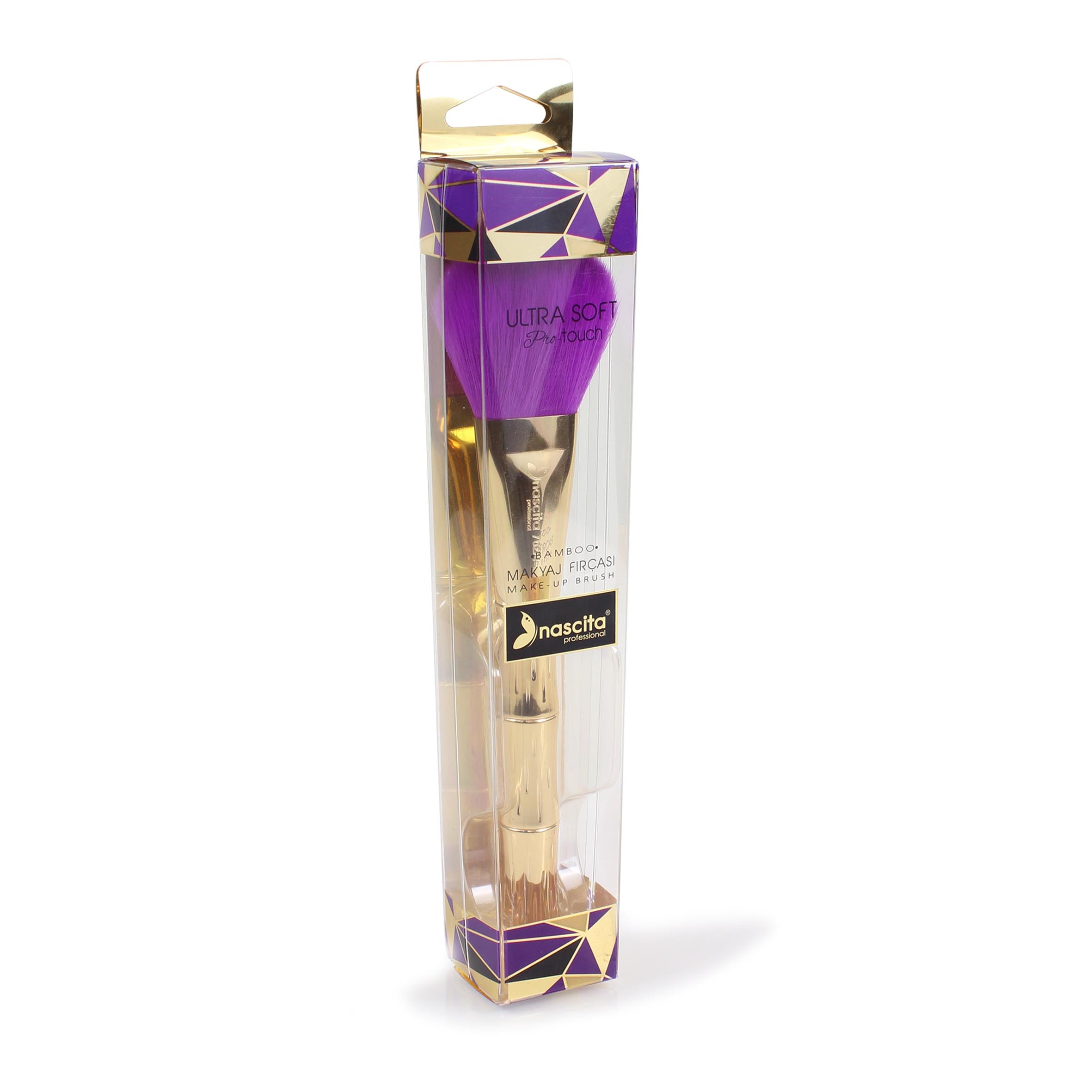 Nascita Gold Bamboo Geniş Yapılı Pudra Makyaj Fırçası NASBRUSH0274