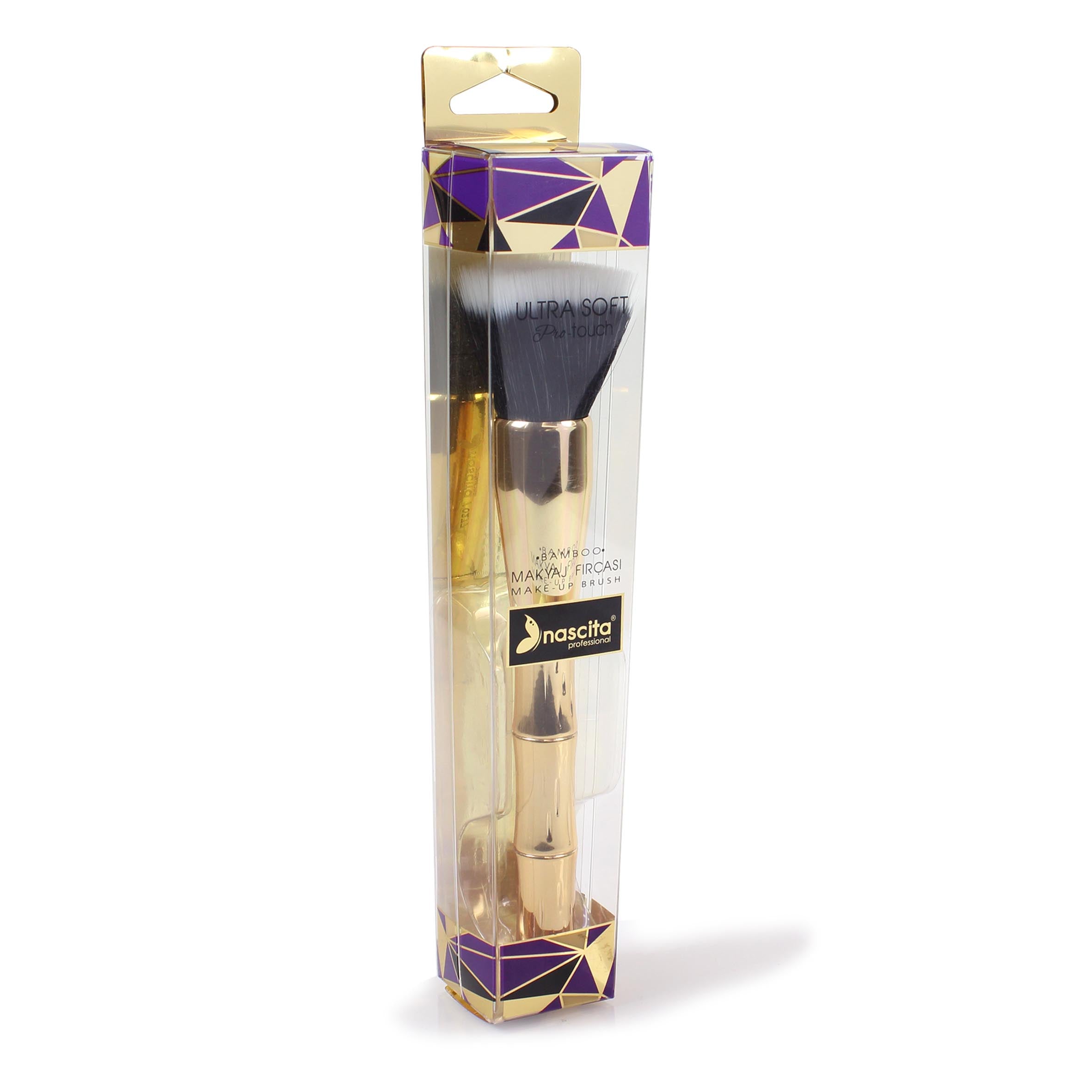 Nascita Gold Bamboo Stippling Fondöten Makyaj Fırçası NASBRUSH0277