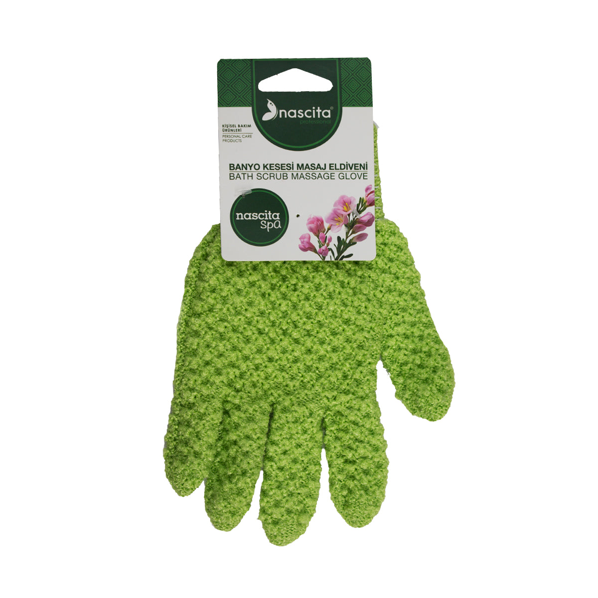 Nascita Banyo Duş Eldiveni Yeşil NASBATHX0022GR