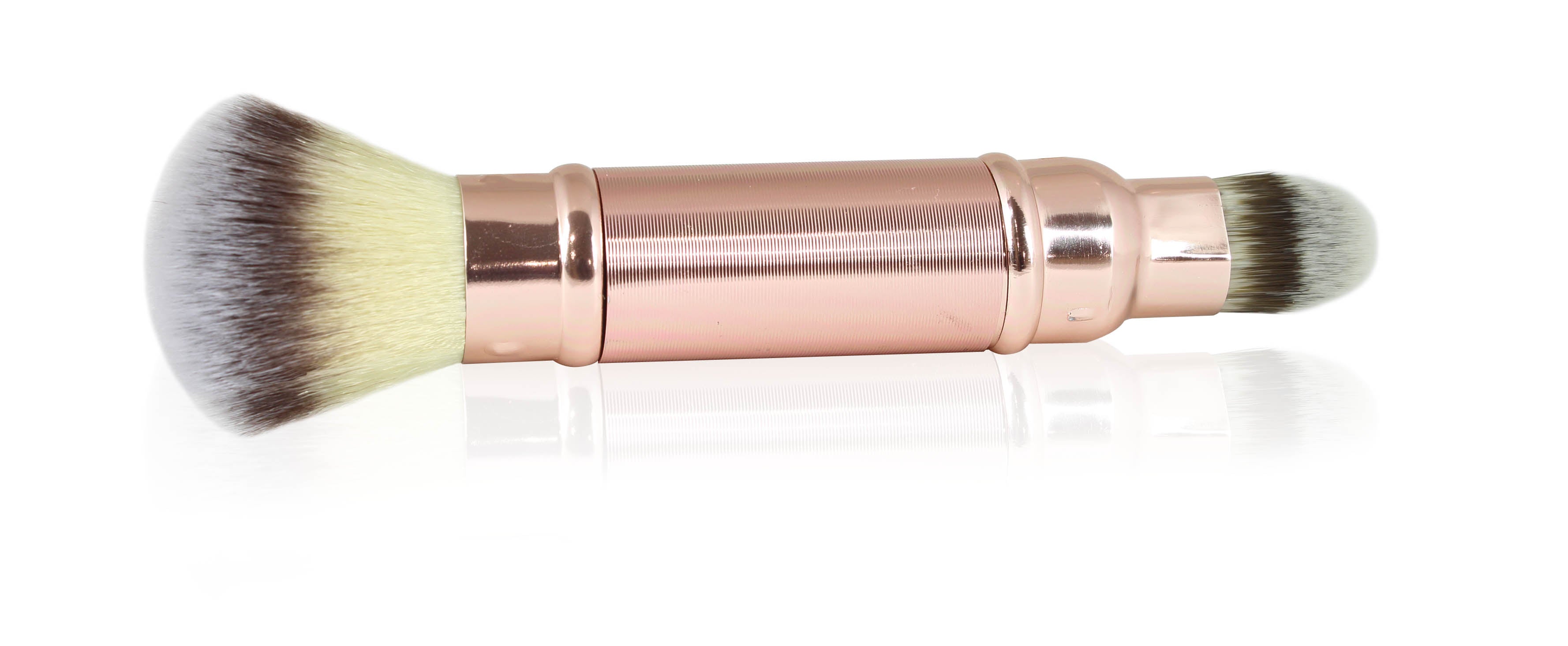 Nascita Bronzy Glow Çift Uçlu Kapaklı Makyaj Fırçası NASBRUSH0229