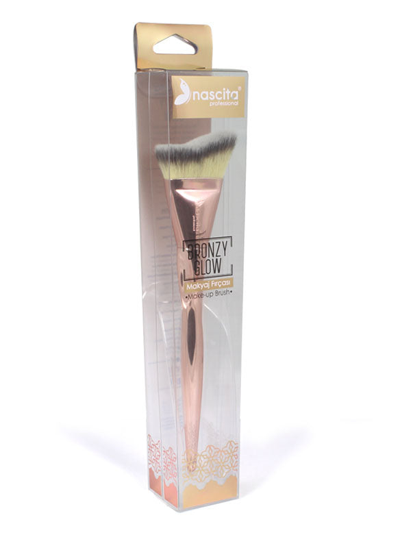 Nascita Bronzy Glow Eğimli Kontür Makyaj Fırçası NASBRUSH0197