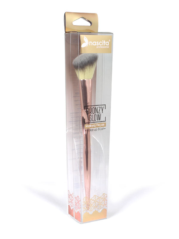 Nascita Bronzy Glow Eğimli Allık Makyaj Fırçası NASBRUSH0193